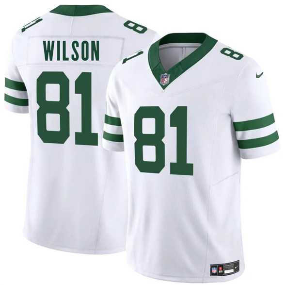 Men & Women & Youth New York Jets #81 Pokey Wilson White 2025 F.U.S.E. Vapor Untouchable Limited Stitched Jersey->new york jets->NFL Jersey
